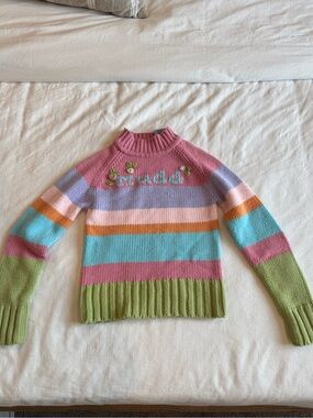 Mudd kids Multicolor Striped Turtleneck Sweater - Pink, Lavender, Aqua, Green